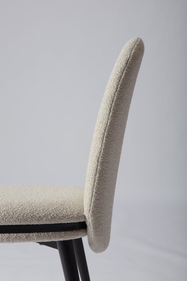 Juno Upholstered Chair - Metal Legs