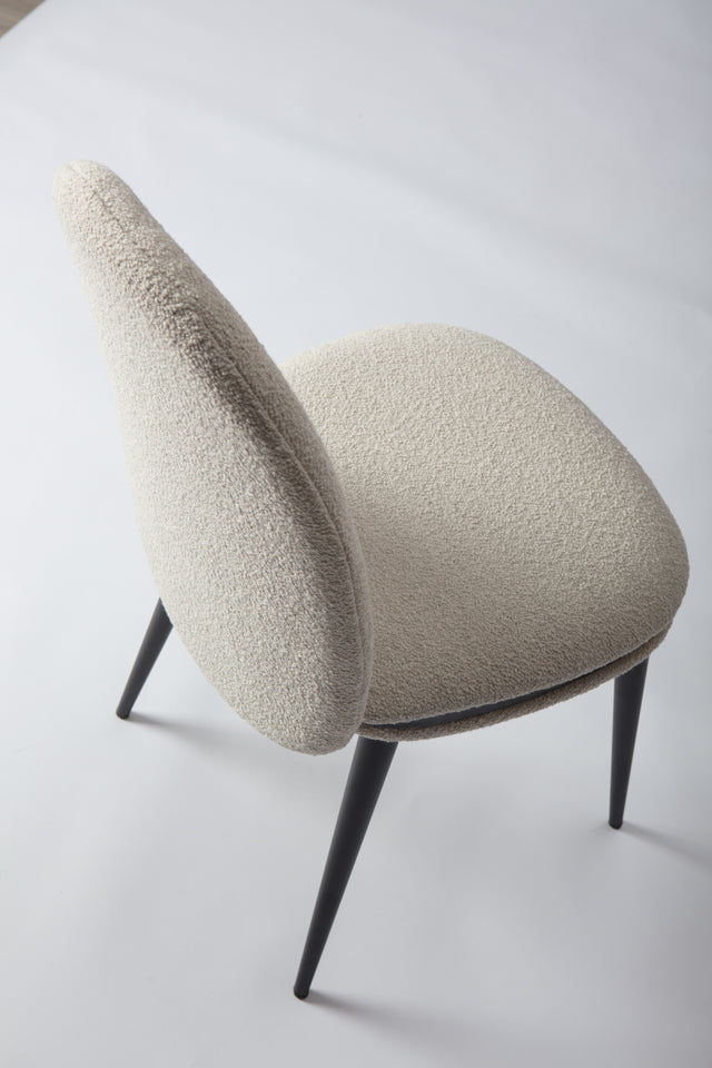 Juno Upholstered Chair - Metal Legs