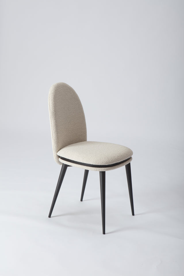 Juno Upholstered Chair - Metal Legs