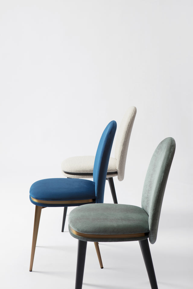 Juno Upholstered Chair - Wood Legs