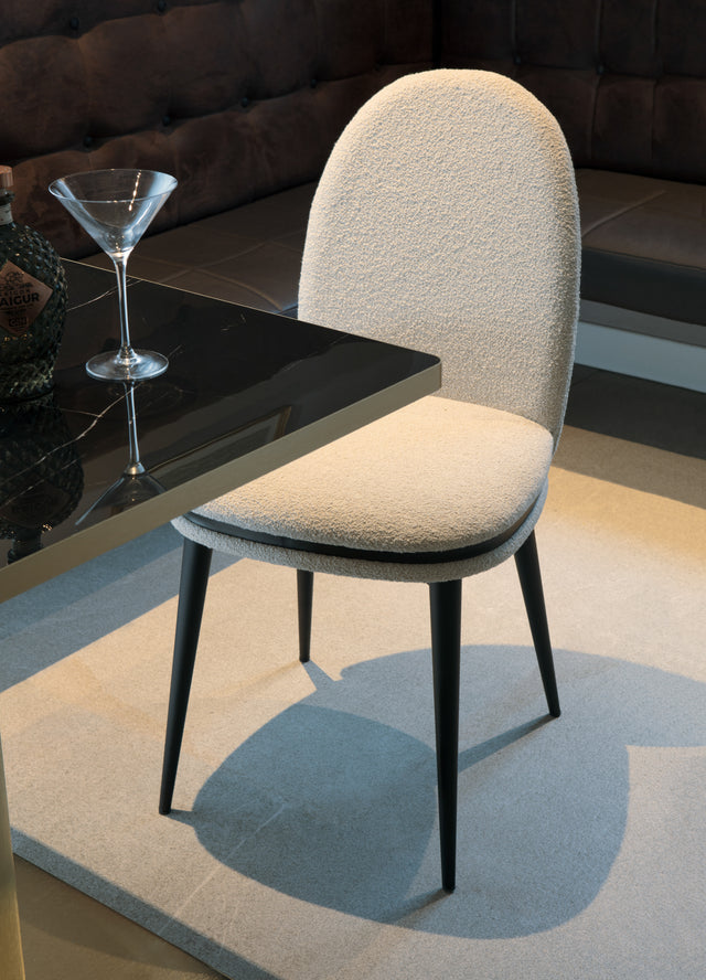 Juno Upholstered Chair - Metal Legs