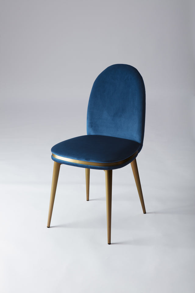 Juno Upholstered Chair - Metal Legs