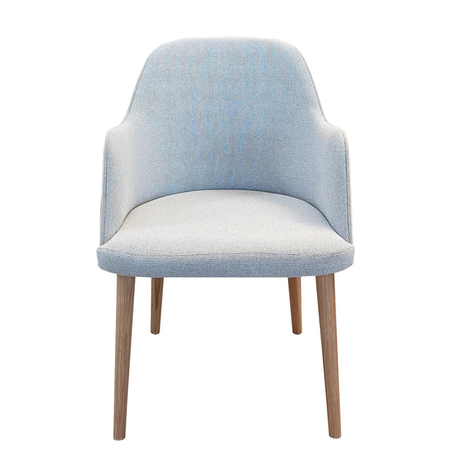 Vito Wood Upholstered Arm Chair